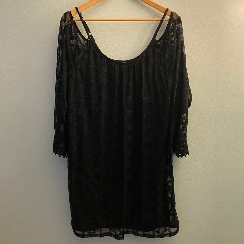 Xhilaration Black Lace Dress